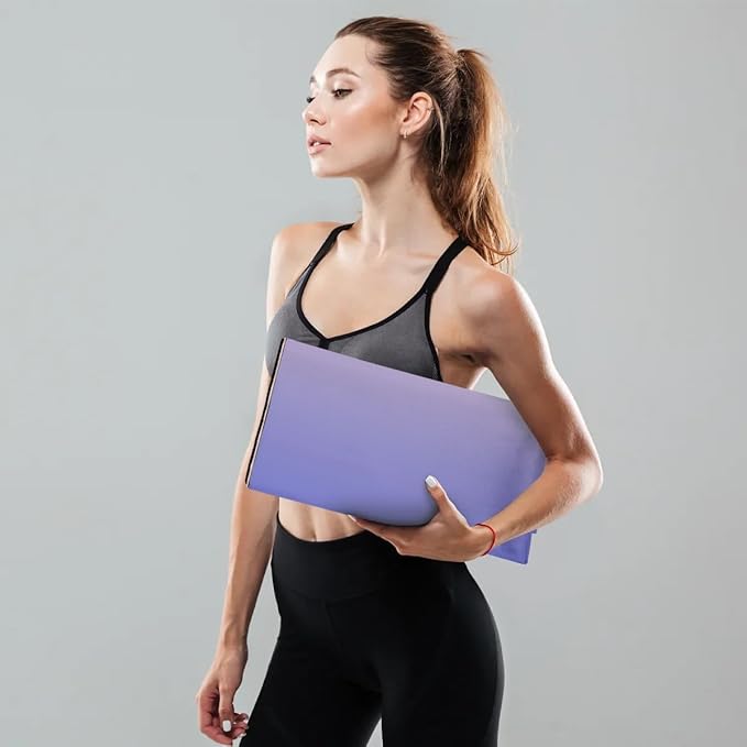 Custom Name Yoga Mat,Personalized Travel Yoga Exercise Mat,Non Slip,Perfect for Kids & Adults,Gradient Color E Series - Bloomnest