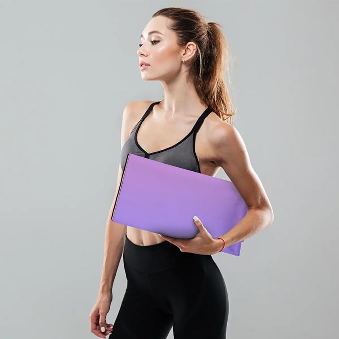 Custom Name Yoga Mat,Personalized Travel Yoga Exercise Mat,Non Slip,Perfect for Kids & Adults,Gradient Color E Series - Bloomnest