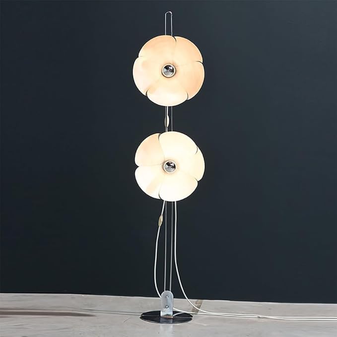 Nordic Retro Petal Floor Lamp Luxury Modern Family Iiving Room Bedroom LED Creativity Decorative Standing Light (Q) - Bloomnest