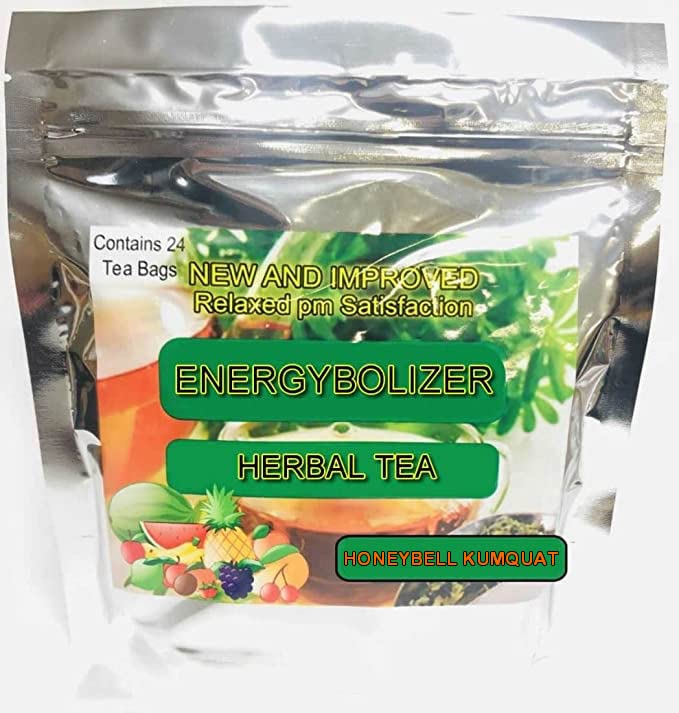 Energybolizer Perfect Weight Herbal Tea (24 Bags)| Natural Energy Booster for Women and Men | Increase Energy, Improve Digestion (Honeybell Kumquat) - Bloomnest