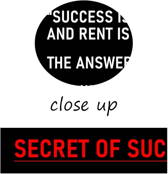 Secret of Success Motivational Canvas Wall Art for Office Inspirational Poster Inspiring Prints Artwork for Living Room Office Modern Home Decor Painting Pictures Stretched and Framed [30''Wx 40''H] - Bloomnest