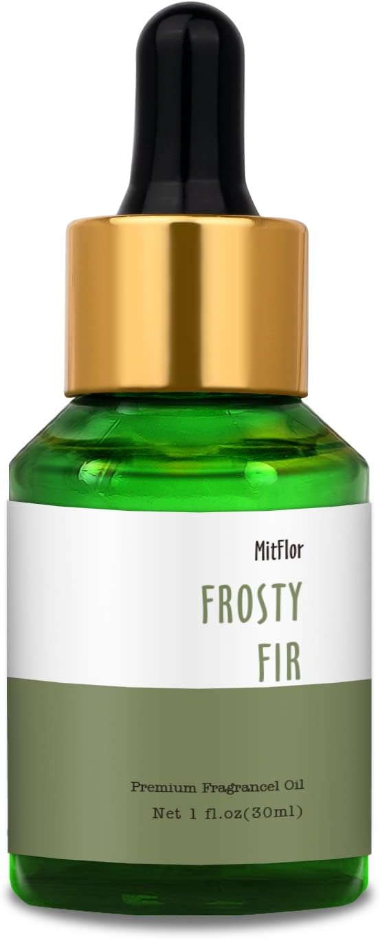 Frosty Fir Fragrance Oil, MitFlor Single Diffuser Essential Oil, Large Size Premium Grade Fragrance Oil for Soap & Candle Making, Aromatherapy Oil, Refreshing & Forest Scent for Home Fragrance, 30ml - Bloomnest