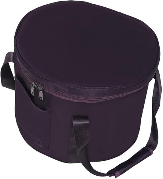 Vaguelly Singing Bowl Carrying Case Crystal Singing Bowl Carrying Case Bag 12inch Sound Healing Instrument Travel Bag For Sound Healing and Meditation Purple - Bloomnest