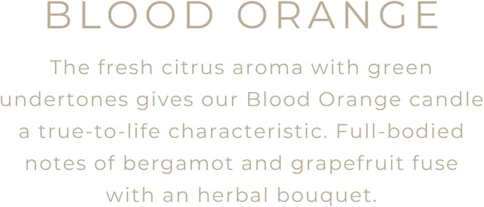 River Birch Candles Blood Orange Scented Candle | Premium, All-Natural, Non-Toxic, Soy Candles | 16oz 90 Hr Burn Time | Cozy Relaxing Gifts for Home - Bloomnest