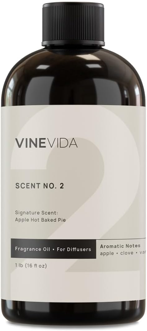 VINEVIDA [16 Fl Oz] Apple Hot Baked Pie Fragrance Oil for Cold Air Diffusers, Essential Oils for Diffuser Oil Refill & Air Freshener Room Spray - Bloomnest