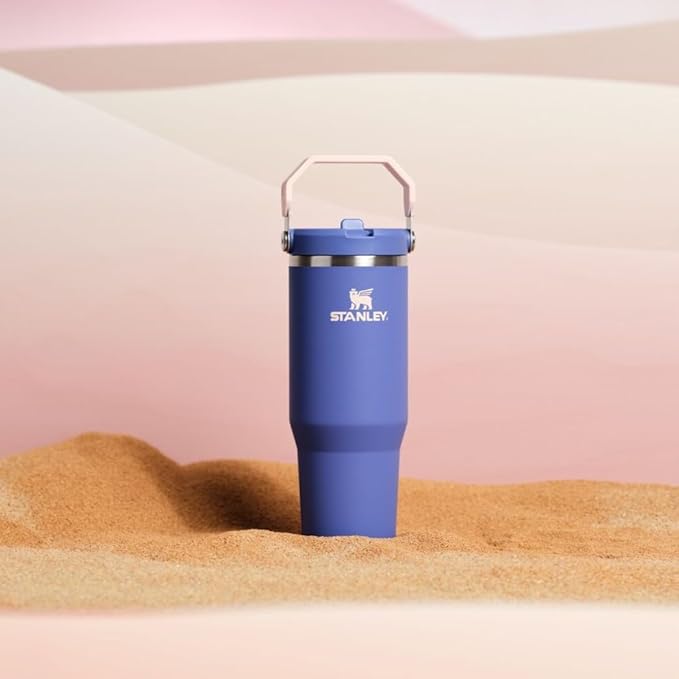 Stanley IceFlow 2.0 Flip Straw Tumbler with Handle 30 oz | Twist On Lid and Flip Up Straw | Leak Resistant Water Bottle | Insulated Stainless Steel | BPA-Free | Exclusive Lupine - Bloomnest