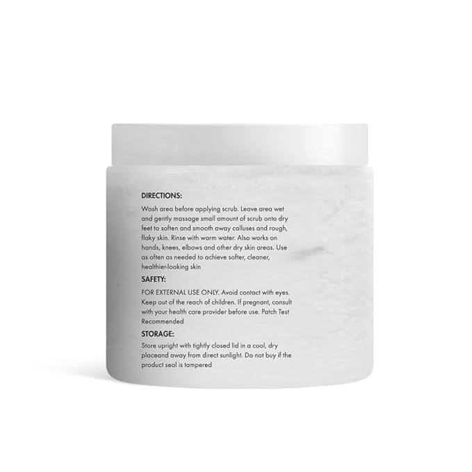MAJESTIC PURE Tea Tree Foot & Body Scrub with Tea Tree Oil, Exfoliating Salt Scrub to Exfoliate & Moisturize Skin, Deep Cleansing - 10 oz - Bloomnest