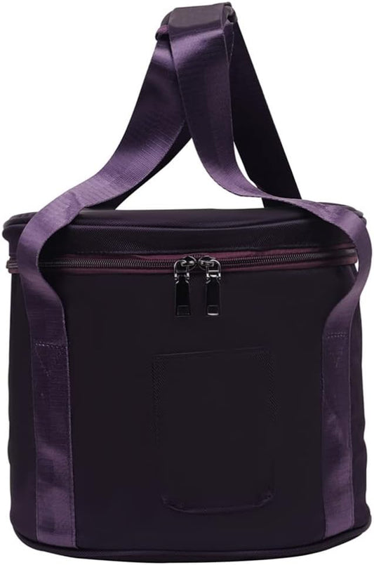 Vaguelly Singing Bowl Carrying Case Crystal Singing Bowl Carrying Case Bag 10inch Sound Healing Instrument Travel Carry Case Bag For Sound Healing and Meditation Purple - Bloomnest
