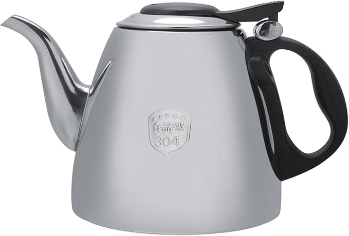1.5L Stovetop Tea Kettle,Stainless Steel Stove top Teapot Tea Coffee Pot Kettle with Heat Resist Handle for Home - Bloomnest