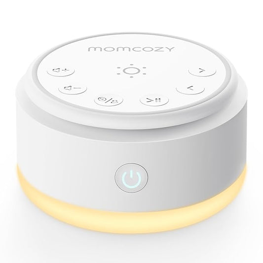 Momcozy Sound Machine for Baby-20 Soothing Sounds & Touch Warm Light Portable White Noise for Kids & Adults for Sleeping Timer and Memory | Ideal Travel Companion & Nursery Must-Have - Bloomnest