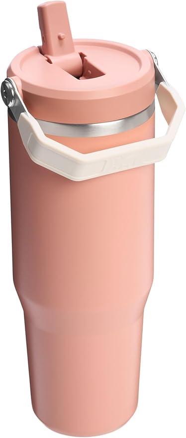 Stanley IceFlow 2.0 Flip Straw Tumbler with Handle 30 oz | Twist On Lid and Flip Up Straw | Leak Resistant Water Bottle | Insulated Stainless Steel | BPA-Free | Exclusive Sienna - Bloomnest