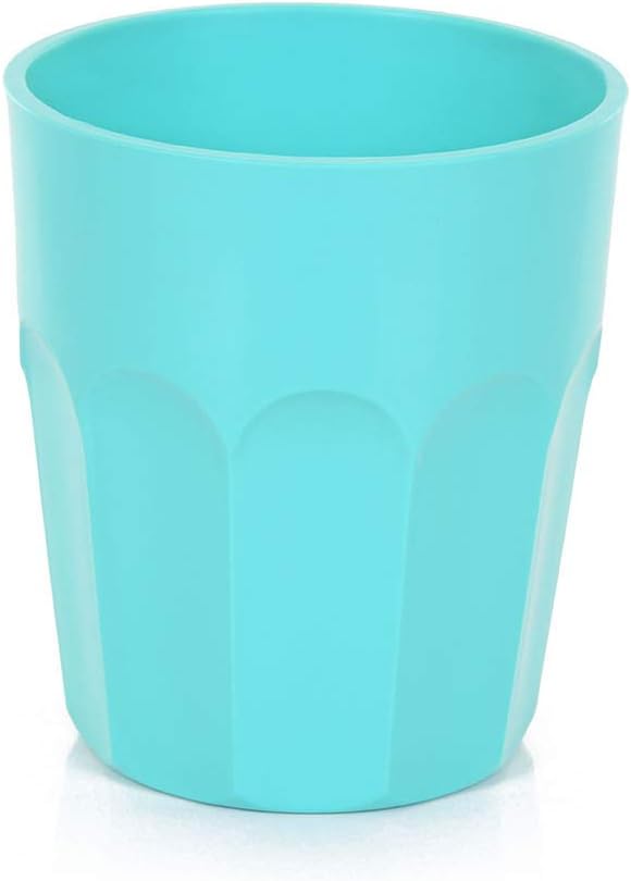 Mintra Home Unbreakable Drinking Cups and Tumblers 4PK - Shatterproof, BPA Free, Reusable, Party Cups, BBQ, Colorful Set, indoors and outdoors (Teal, Small - 12oz) - Bloomnest
