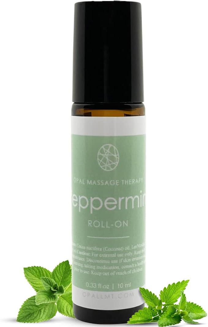 Premium Essential Oil Roll On Opal Massage Therapy (Peppermint) - Bloomnest