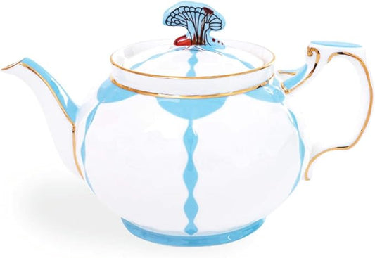Aynsley Butterfly Fine Bone China Teapot 600ml Blue