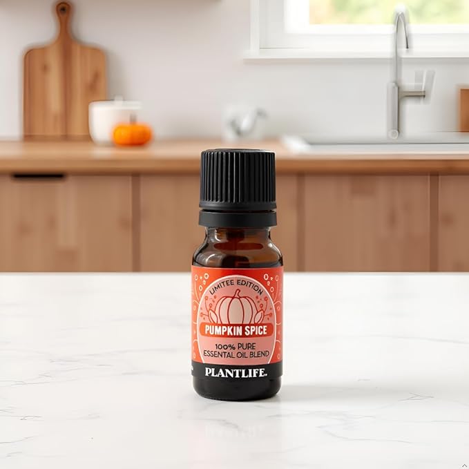 Plantlife Pumpkin Spice Aromatherapy Essential Oil Blend - Straight from The Plant 100% Pure Therapeutic Grade - No Additives or Fillers - Made in California 10 ml - Bloomnest
