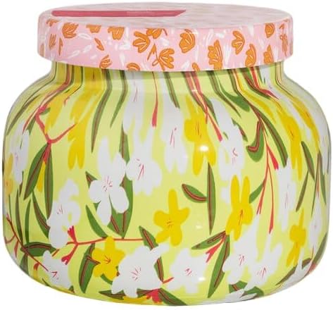 Capri Blue Scented Candles - Pattern Play Glass Jar Candles - Long Lasting Soy Wax Blend - Luxury Home Decor - Notes of Orchid, Jasmine, Gardenia & Floral Musk - Gifts for Women (Aloha Orchid, 19 oz) - Bloomnest
