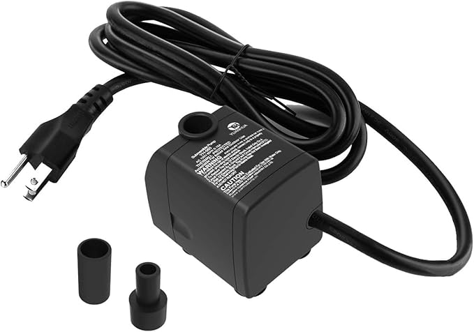 Submersible Water Pump Ultra Quiet with Dry Burning Protection160GPH for Fountains, Hydroponics, Ponds, Aquariums & More … - Bloomnest