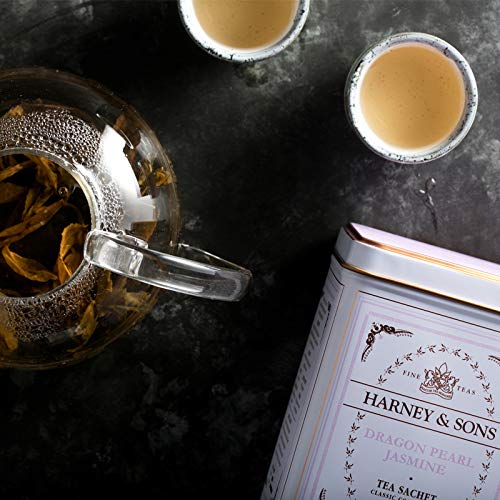 Harney & Sons Dragon Pearl Jasmine Tea, 20 Count(Pack of 1) - Bloomnest