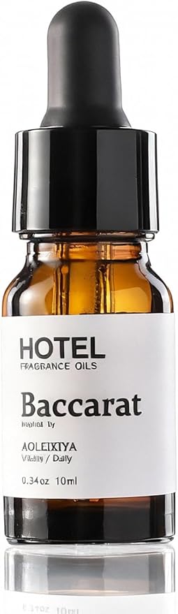 Hotel Essential Oils - Inspired by 5-Star Hotel Baccarat for Waterless Diffuser & Ultrasonic and Crafting for Ultrasonic and Crafting 0.34 Fl Oz (Pack of 1) - Bloomnest