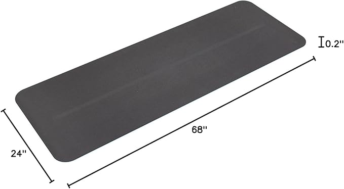 Manduka Begin Yoga Mat 68" - 5mm Cushioning | Comfortable, Lightweight & Reversible with Alignment Stripe | Budget-Friendly | 68 x 24 inches - Bloomnest