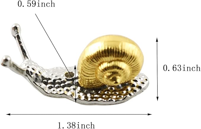 ZYAMY 2pcs Zinc Alloy Animal Incense Holder Snail Shape Incense Holder and Tortoise Shape Incense Holder Incense Clips for Stick Censer, Joss Stick, Tower Incense, Incense Coil - Bloomnest