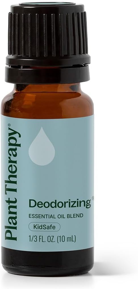 Plant Therapy Deodorizing Essential Oil Blend, 10 mL (1/3 oz), Pure Essential Oils, Undiluted, Therapeutic Grade, Ideal for Household Cleaning & Deodorizing PlantTherapy