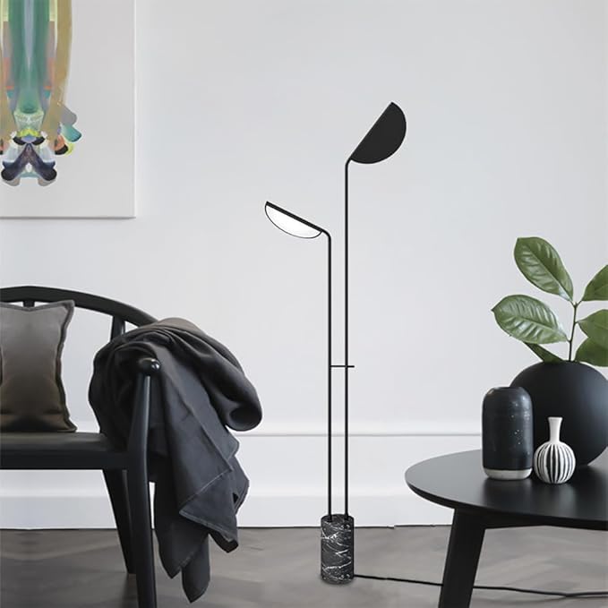 Nordic Modern Floor Lamp Creativity Family Iiving Room Bedroom LED Creativity Decorative Standing Light (O) - Bloomnest