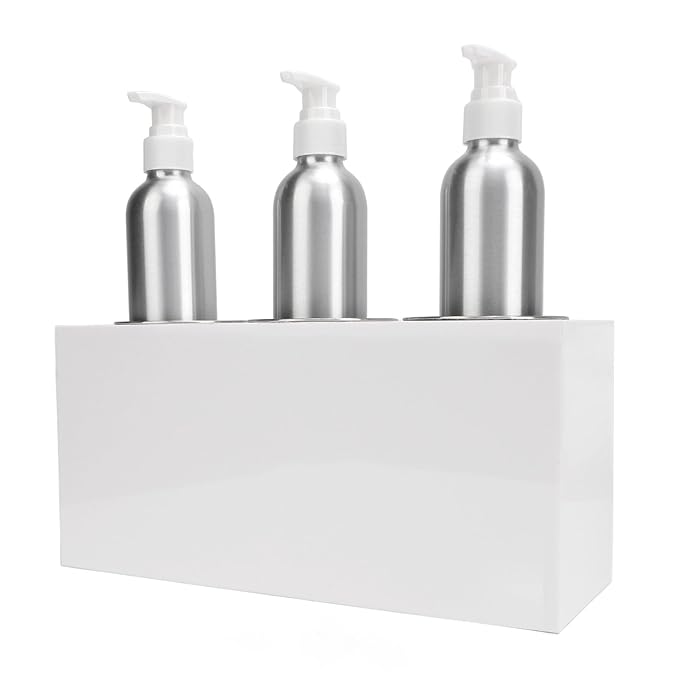 Oil Heater,Timer Function,Essential Oil Warmer Dispenser for Aromatherapy and Massage, Metal and Plastic, 3 Bottles, White (US Plug 100‑240V) - Bloomnest