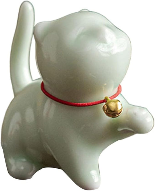 Set of Cats Incenses Holder Home Accent Ceramic Cats Incenses Stick Stand Multifunctional Home Decors - Bloomnest
