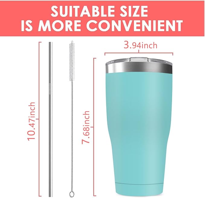 12 Pack 30oz Stainless Steel Tumblers Bulk Reusable Travel Mugs with Lid, Double Wall Powder Coated Coffe Cup for Home, Office, Outdoor Suitable for Vehicle Cup Holders - Bloomnest