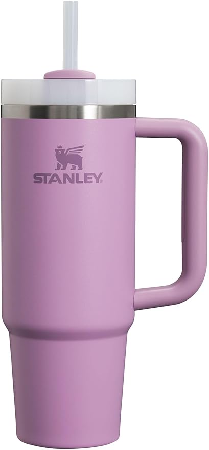 STANLEY Quencher H2.0 Tumbler with Handle and Straw 30 oz | Flowstate 3-Position Lid | Cup Holder Compatible for Travel | Insulated Stainless Steel Cup | BPA-Free | Lilac - Bloomnest