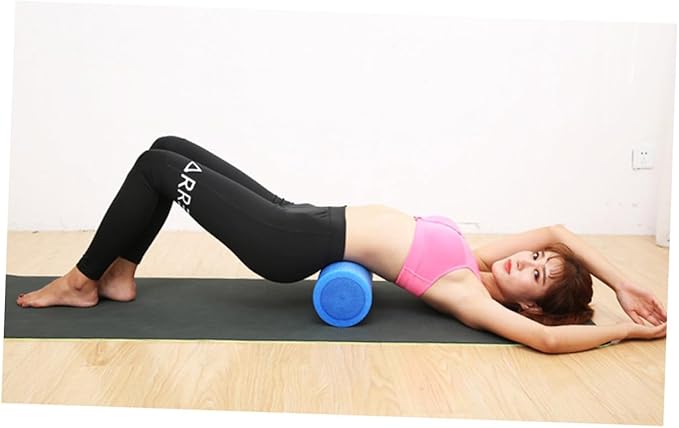 Epe Solid Yoga Roller Fitness Massage Stick for Balance and Muscle Relief High-Elastic Foam Roller for Yoga Pilates and Tension Therapy Black - Bloomnest