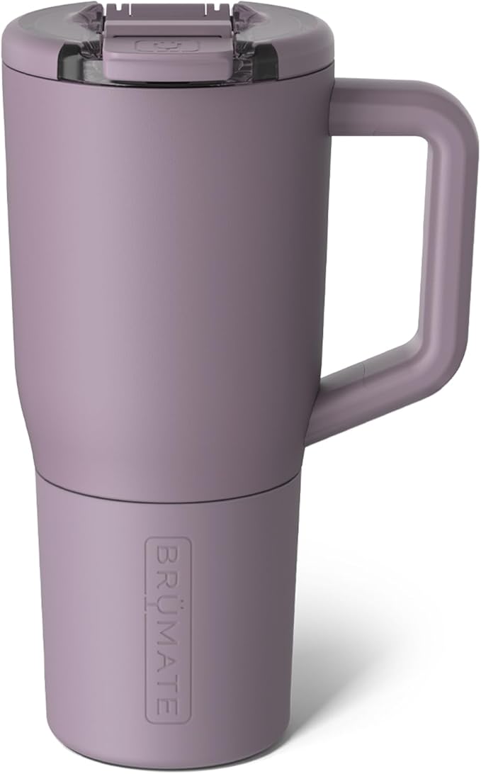 BrüMate Müv - 25oz 100% Leak Proof Insulated Coffee Mug with Handle & Lid - Stainless Steel Coffee Travel Mug - Double Walled Coffee Cup (Lilac Dusk) - Bloomnest