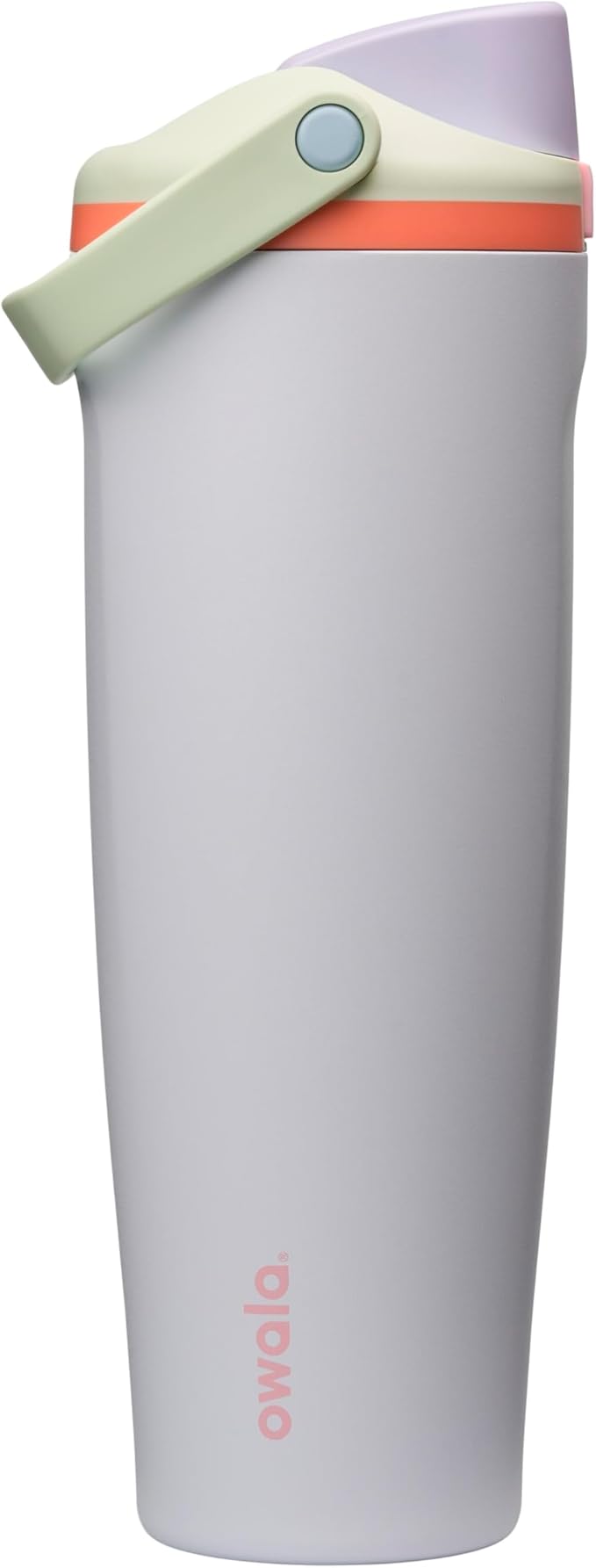 Owala FreeSip Sway Insulated Stainless Steel Water Bottle with Two-Way Spout, Built-In Straw and Bucket Handle, Made for Travel, School, and Sports, 40oz, BPA Free, Leak Proof, Beach House Owala