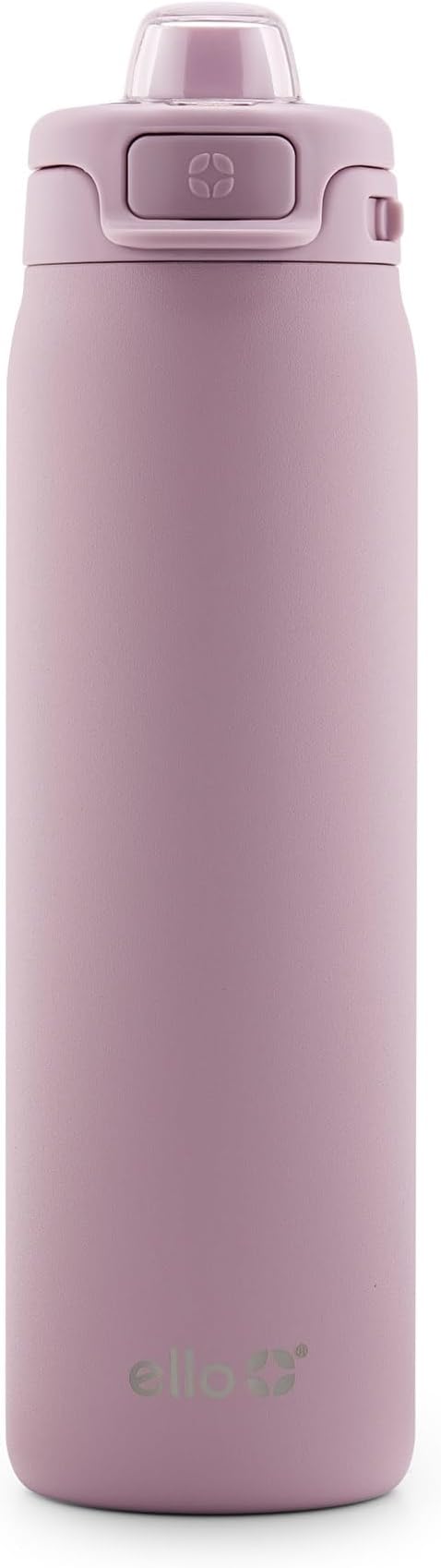 Ello Pop & Fill Insulated Stainless Steel Water Bottle with Quick Fill Lid, Leakproof Locking, Sip or Chug Spout, BPA-Free, Double Wall Vacuum Insulated for Sports, Travel & School- 22oz / 32oz / 40oz Ello