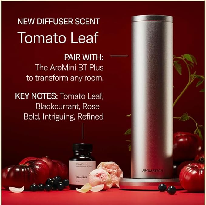 AromaTech Tomato Leaf Essential Oils - for Aroma Oil Scent Diffusers (10 mL, Tomato Leaf) - Bloomnest
