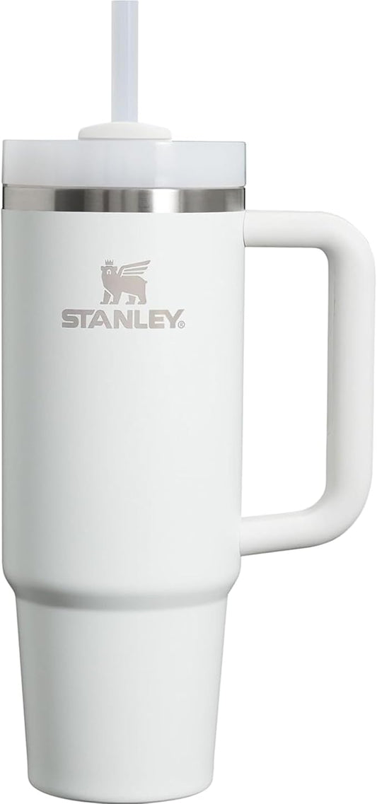 STANLEY Quencher H2.0 Tumbler with Handle and Straw 30 oz | Flowstate 3-Position Lid | Cup Holder Compatible for Travel | Insulated Stainless Steel Cup | BPA-Free | Frost - Bloomnest