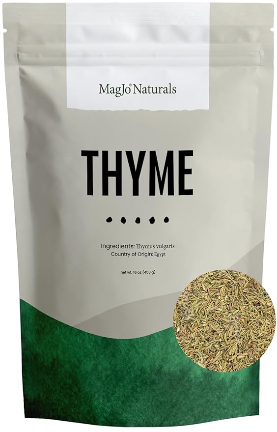 Thyme Leaf | Loose Leaf | Bulk 1 Pound bag | MagJo Naturals - Bloomnest