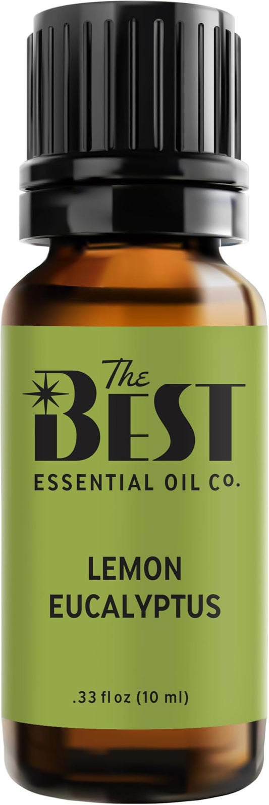 The Best Lemon Eucalyptus Essential Oil Premium Grade- 100% Pure & Natural for Aromatherapy, Diffuser, Spa, Massage, Air Freshener- 10 ml (.33 fl oz) - Bloomnest