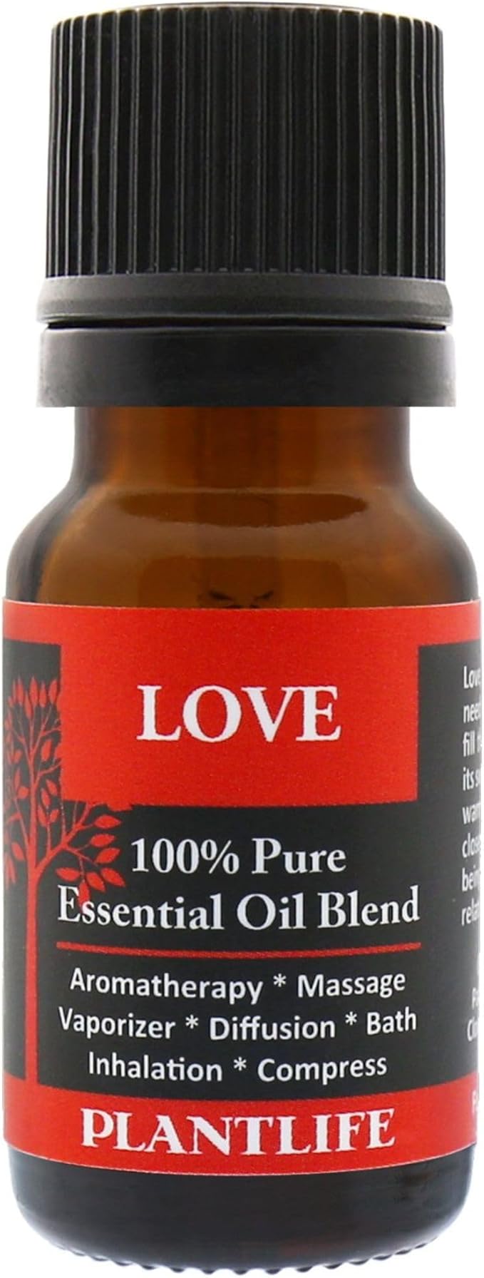 Plantlife Love Aromatherapy Essential Oil Blend - Straight from The Plant 100% Pure Therapeutic Grade - No Additives or Fillers - Made in California 10 ml - Bloomnest