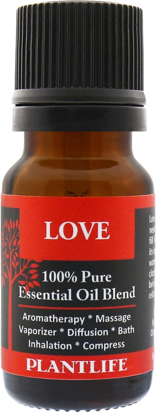 Plantlife Love Aromatherapy Essential Oil Blend - Straight from The Plant 100% Pure Therapeutic Grade - No Additives or Fillers - Made in California 10 ml - Bloomnest