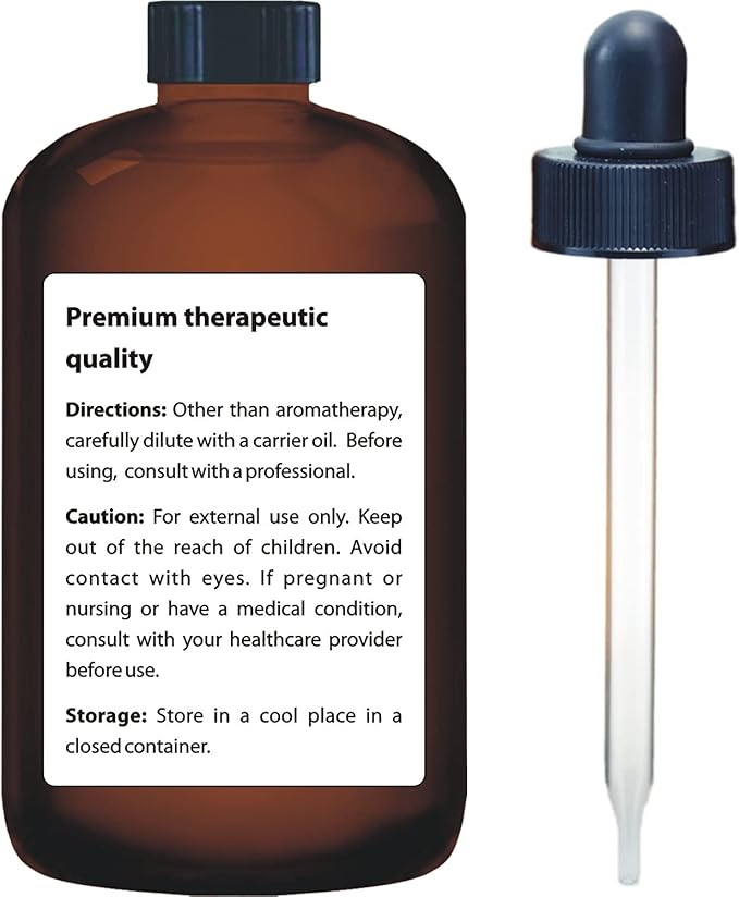 Peppermint Essential Oil - Huge 4 FL OZ - 100% Pure & Natural – Premium Natural Oil with Glass Dropper (Peppermint Oil) - Bloomnest