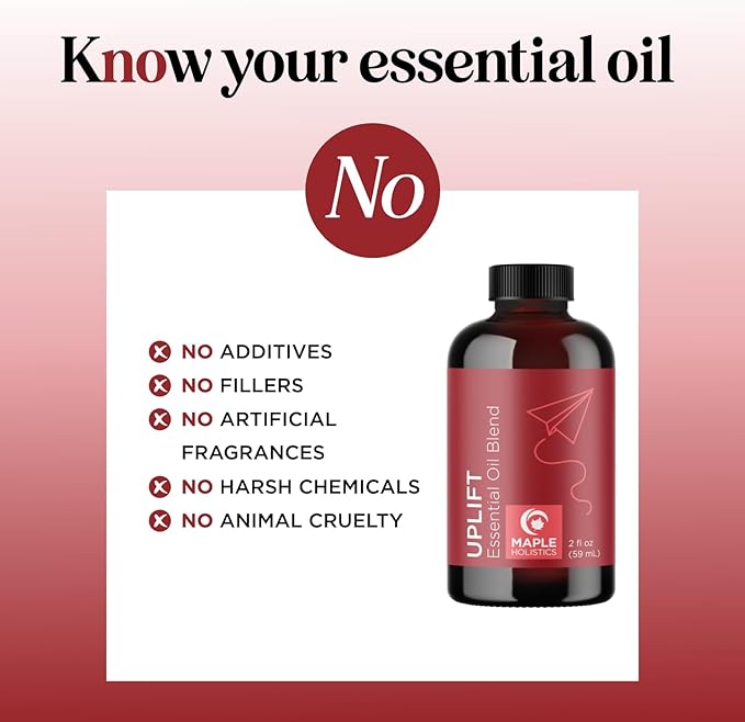 Uplift Aromatherapy Essential Oil Blend - Happy Essential Oil Blend of Calming Essential Oils for Diffusers for Home and Travel with Citrus Essential Oils and Pure Aromatherapy Oils for Diffusers 2oz - Bloomnest