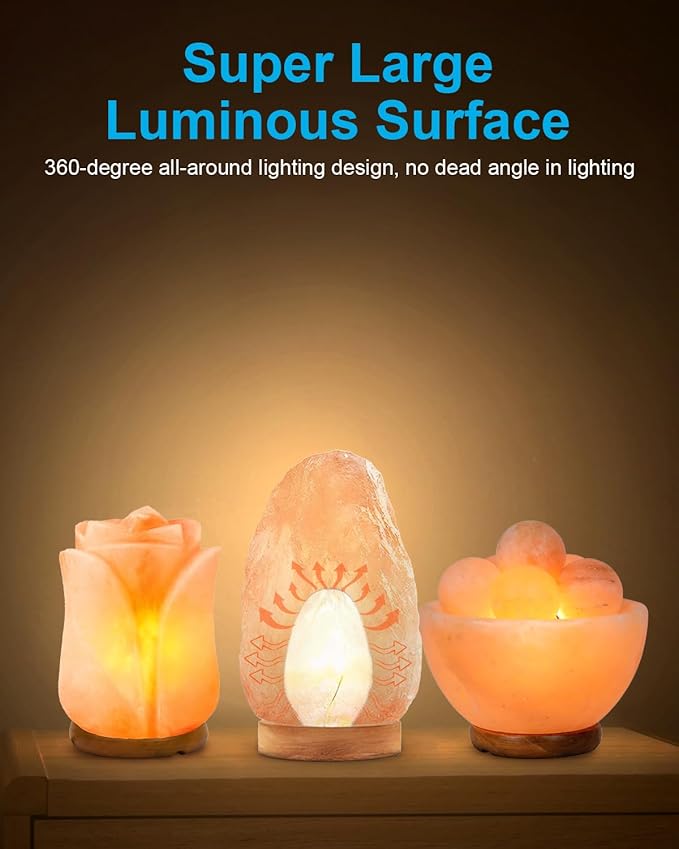 20 Watt Himalayan Salt Lamp Bulbs, Rock Salt Night Light Bulbs with E12 Base for Salt Lamps, Scentsy Warmer Wax Diffuser, Dimmable, Warm White, High Temperature Resistance, 15 Packs - Bloomnest