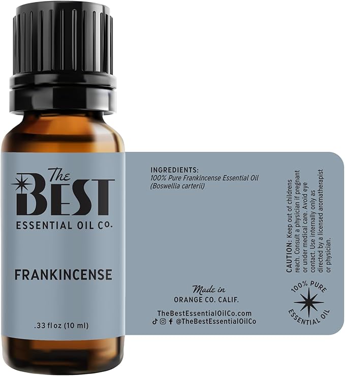 The Best Frankincense Essential Oil Premium Grade- 100% Pure & Natural for Aromatherapy, Diffuser, Spa, Massage, Air Freshener- 10 ml (.33 fl oz) - Bloomnest