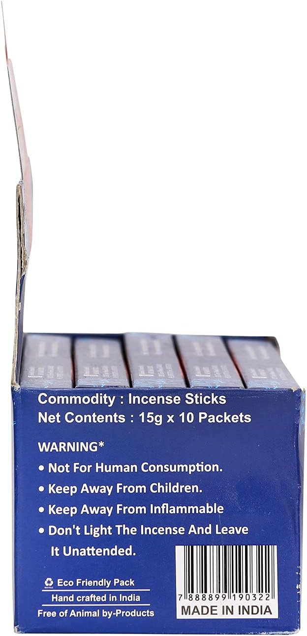 Dwaraka - Incense Sticks - Nag Champa Incense, 100 Sticks, All Natural, Chemical Free DwarakaOrganic