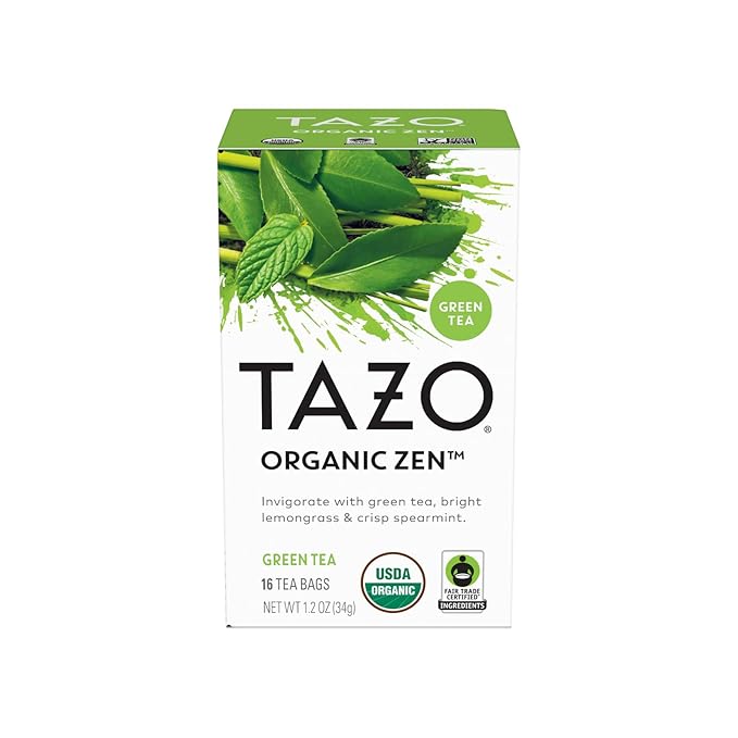 TAZO Tea Bags, Regenerative Organic Zen, Calm Chamomile & Herbal Organic Dream 16 CT (1ea) (Variety Pack) - Bloomnest