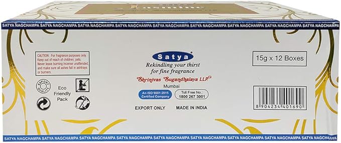 Natural Jasmine Incense Sticks and Incense Stick Holder Bundle Insence Insense Satya - Bloomnest
