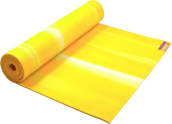 Hugger Mugger Nature Ultra Yoga Mat - Unique Variegated Design, Extra Cushion, Durable, Sticky and Grippy, Stable Non-Slip Surface, Lightweight - Bloomnest