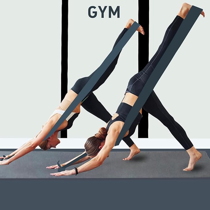 Resistance Bands,Professional Long Non-Latex Elastic Stretch Bands,Exercise Bands for Physical Therapy, Yoga, Pilates, Rehab, at-Home or The Gym Workouts, Strength Training - Bloomnest